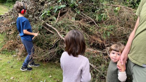 Børnene kiggede forbi