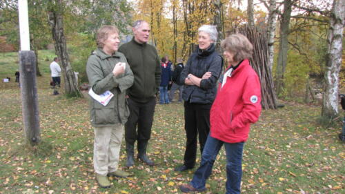 2010 C4-spejderne Fødselsdag. Formand Inger M. Clausen, Arne Lindahl, borgmester Kirsten Jensen og Anne Grethe Lindahl
