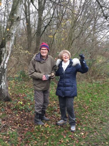 2019 Arbejdsdag_Efterår. Arne og Anne Grethe. Foto: Birgit